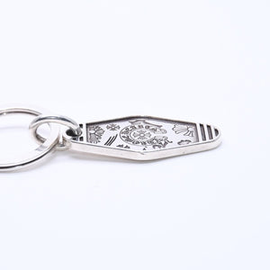 CHROME HEARTS HOTEL SML Hotel Small Key Ring Charm Weight Approx. 27.81g 2020/.925 Engraved Silver 925 Good Condition Used 4a004519