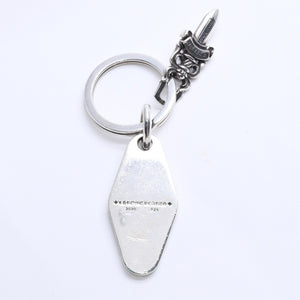 CHROME HEARTS HOTEL SML Hotel Small Key Ring Charm Weight Approx. 27.81g 2020/.925 Engraved Silver 925 Good Condition Used 4a004519