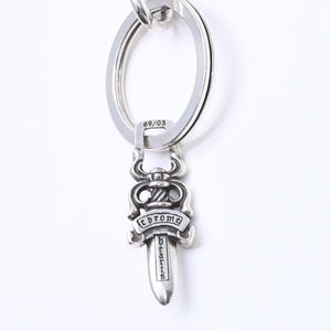CHROME HEARTS HOTEL SML Hotel Small Key Ring Charm Weight Approx. 27.81g 2020/.925 Engraved Silver 925 Good Condition Used 4a004519