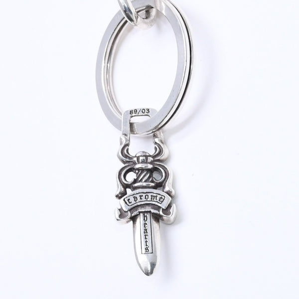CHROME HEARTS HOTEL SML Hotel Small Key Ring Charm Weight Approx. 27.81g 2020/.925 Engraved Silver 925 Good Condition Used 4a004519