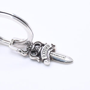CHROME HEARTS HOTEL SML Hotel Small Key Ring Charm Weight Approx. 27.81g 2020/.925 Engraved Silver 925 Good Condition Used 4a004519