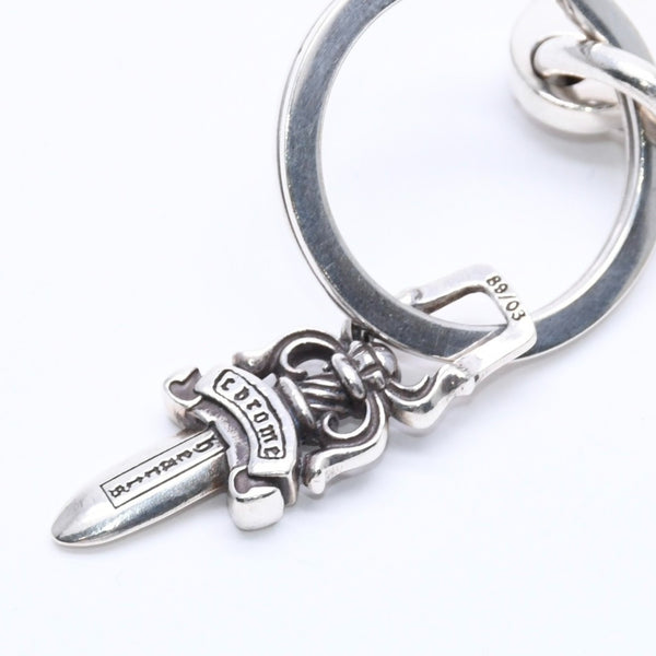 CHROME HEARTS HOTEL SML Hotel Small Key Ring Charm Weight Approx. 27.81g 2020/.925 Engraved Silver 925 Good Condition Used 4a004519