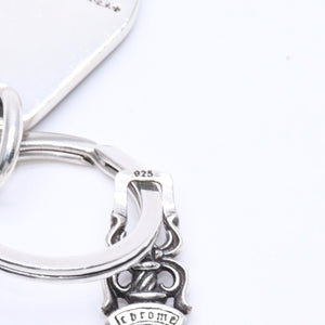 CHROME HEARTS HOTEL SML Hotel Small Key Ring Charm Weight Approx. 27.81g 2020/.925 Engraved Silver 925 Good Condition Used 4a004519