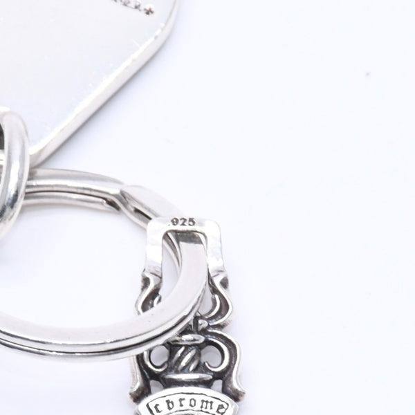 CHROME HEARTS HOTEL SML Hotel Small Key Ring Charm Weight Approx. 27.81g 2020/.925 Engraved Silver 925 Good Condition Used 4a004519