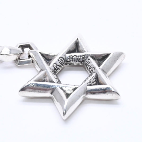 CHROME HEARTS クロムハーツ PENDANT STAR OF DAVID LG ラージ スターオブダビデ ペンダント 重量約32.02g シルバー925 美品 中古 4a004522