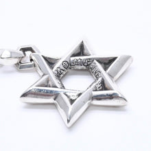 画像をギャラリービューアに読み込む, CHROME HEARTS クロムハーツ PENDANT STAR OF DAVID LG ラージ スターオブダビデ ペンダント 重量約32.02g シルバー925 美品 中古 4a004522