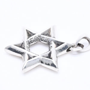 CHROME HEARTS クロムハーツ PENDANT STAR OF DAVID LG ラージ スターオブダビデ ペンダント 重量約32.02g シルバー925 美品 中古 4a004522