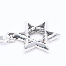 画像をギャラリービューアに読み込む, CHROME HEARTS クロムハーツ PENDANT STAR OF DAVID LG ラージ スターオブダビデ ペンダント 重量約32.02g シルバー925 美品 中古 4a004522