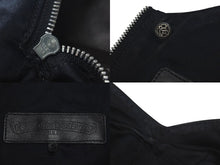 画像をギャラリービューアに読み込む, CHROME HEARTS クロムハーツ レザーワンピース ノースリーブ ブラウン クロスパッチ ダガー サイズS 美品 中古 4c074888