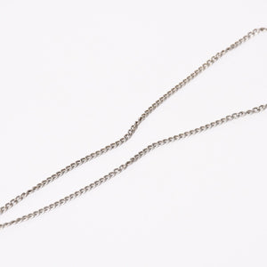 CHANEL シャネル ネックレス ココマーク ボーダー オレンジ ピンク シルバー ボーダー 重量約9.47g 05P刻印 美品 中古 4c074894