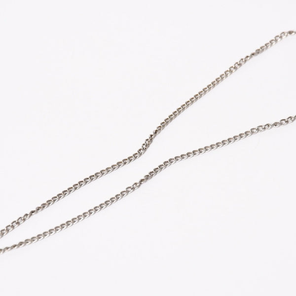 CHANEL シャネル ネックレス ココマーク ボーダー オレンジ ピンク シルバー ボーダー 重量約9.47g 05P刻印 美品 中古 4c074894
