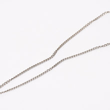 Load image into Gallery viewer, CHANEL シャネル ネックレス ココマーク ボーダー オレンジ ピンク シルバー ボーダー 重量約9.47g 05P刻印 美品 中古 4c074894