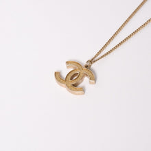 Load image into Gallery viewer, 極美品 CHANEL シャネル ネックレス ココマーク ゴールドラメ ゴールド 重量約7.65g 07A刻印 中古 4c073903