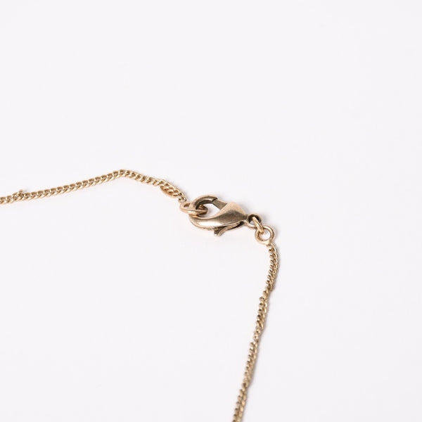 Very Good Condition CHANEL Necklace Coco Mark Gold Lamé Gold Weight Approx. 7.65g 07A Stamp Used 4c073903