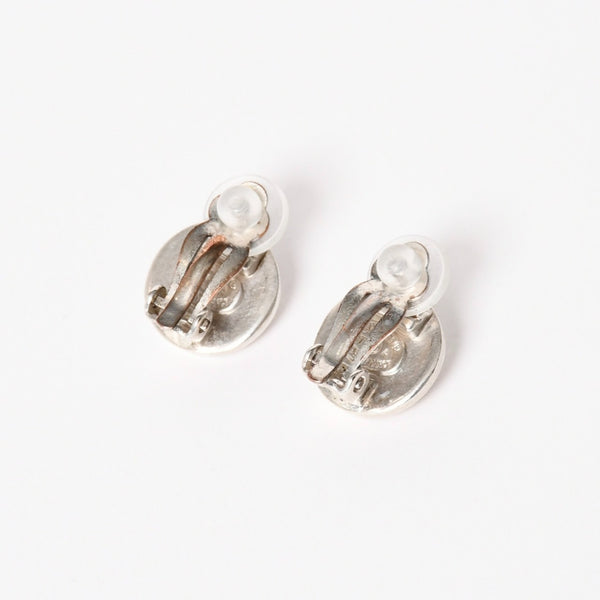 CHANEL シャネル ココマーク イヤリング アクセサリー 重量約6.12g 97A刻印 ボタン メタル シルバー 両耳用 美品 中古 4a003125