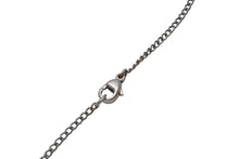 Load image into Gallery viewer, CHANEL シャネル ネックレス ココマーク アクセサリー 05A刻印 フランス製 メタル シルバー ブラック 美品 中古 4c074907