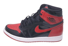 Load image into Gallery viewer, 未使用 NIKE ナイキ AIR JORDAN1 エア ジョーダン 1 レトロ スニーカー 555088-063 パテント サイズ30 中古 4c074959