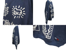 Load image into Gallery viewer, 極美品 TOMMY JEANS トミージーンズ KEITH HARING キースヘリング 24AW スウェット トレーナー ネイビー サイズXL 中古 4c074971