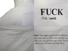 Load image into Gallery viewer, VETEMENTS ヴェトモン F*CK DEFINITION T-SHIRT ファック デフィニション 半袖Tシャツ UA52TR160W サイズXL ホワイト 美品 中古 4c074973