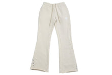 Load image into Gallery viewer, 極美品 ASTRUM アストルム フレア スウェットパンツ キナリ コットン アイボリー ホワイト シルバー金具 サイズM 中古 4c074978