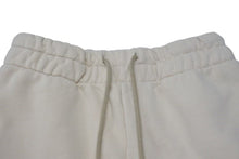 Load image into Gallery viewer, 極美品 ASTRUM アストルム フレア スウェットパンツ キナリ コットン アイボリー ホワイト シルバー金具 サイズM 中古 4c074978