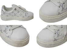 画像をギャラリービューアに読み込む, LOUIS VUITTON ルイヴィトン Time Out Sneaker タイムアウトスニーカー モノグラムジャガード ラバー サイズ37 良品 中古 4c075015