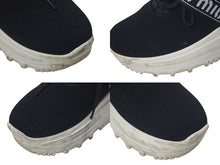 Load image into Gallery viewer, MIUMIU ミュウミュウ スニーカー 靴 厚底 レースアップ イタリア製 ブラック ホワイト サイズ36 1/2 美品 中古 4c075025