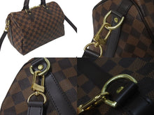 Load image into Gallery viewer, 極美品 LOUIS VUITTON ルイヴィトン スピーディ バンドリエール30 ハンドバッグ N41367 ダミエ エベヌ ゴールド金具 中古 4c075031
