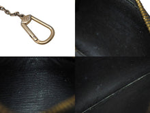 Load image into Gallery viewer, LOUIS VUITTON ルイヴィトン ポシェット クレ キー＆コインケース エピレザー M63802 ブラック ゴールド金具 美品 中古 4c075034