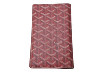 Load image into Gallery viewer, GOYARD ゴヤール フラグメントケース カードケース レッド PVCコーティングキャンバス 美品 中古 4c075035