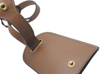 画像をギャラリービューアに読み込む, 新品未使用品 GUCCI グッチ クロシェット シェリーライン GGロゴ 小物 レザー ブラウン ゴールド金具 中古 4c075045