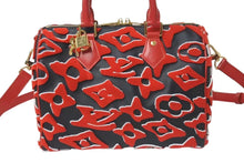 画像をギャラリービューアに読み込む, 新品未使用 LOUIS VUITTON × UF ルイヴィトン × ウルス フィッシャー スピーディバンドリエール25 ハンドバッグ M45552 レッド 中古 4c075052