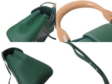 画像をギャラリービューアに読み込む, 極美品 GOYARD ゴヤール サイゴン ミニ ソフトバッグ 2WAY ハンドバッグ SAIGONMINTY09CL09P グリーン シルバー金具 中古 4c075053