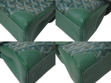 画像をギャラリービューアに読み込む, 極美品 GOYARD ゴヤール サイゴン ミニ ソフトバッグ 2WAY ハンドバッグ SAIGONMINTY09CL09P グリーン シルバー金具 中古 4c075053