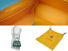 画像をギャラリービューアに読み込む, 極美品 GOYARD ゴヤール サイゴン ミニ ソフトバッグ 2WAY ハンドバッグ SAIGONMINTY09CL09P グリーン シルバー金具 中古 4c075053