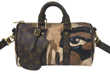 Load image into Gallery viewer, 極美品 LOUIS VUITTON ルイヴィトン キーポル バンドリエール25 ポートレート キッドスーパー ハンドバッグ モノグラム M46678 中古 4c075055