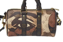 Load image into Gallery viewer, 極美品 LOUIS VUITTON ルイヴィトン キーポル バンドリエール25 ポートレート キッドスーパー ハンドバッグ モノグラム M46678 中古 4c075055