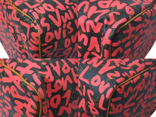 Load image into Gallery viewer, 極美品 LOUIS VUITTON ルイヴィトン モノグラム グラフィティ スピーディ30 ハンドバッグ M93704 ピンク PVC ヌメ革 中古 4c075058