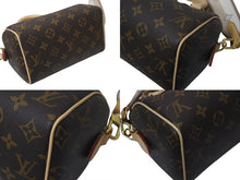 画像をギャラリービューアに読み込む, 新品同様 LOUIS VUITTON ルイヴィトン スピーディ バンドリエール20 2WAY ショルダーバッグ M46222 ブラウン ゴールド金具 中古 4c075062