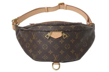 画像をギャラリービューアに読み込む, 極美品 LOUIS VUITTON ルイヴィトン ボディバッグ M43644 バムバッグ ブラウン モノグラムキャンバス 中古 4c075066