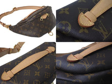 画像をギャラリービューアに読み込む, 極美品 LOUIS VUITTON ルイヴィトン ボディバッグ M43644 バムバッグ ブラウン モノグラムキャンバス 中古 4c075066