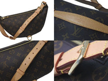 画像をギャラリービューアに読み込む, 極美品 LOUIS VUITTON ルイヴィトン ボディバッグ M43644 バムバッグ ブラウン モノグラムキャンバス 中古 4c075066