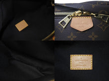 画像をギャラリービューアに読み込む, 極美品 LOUIS VUITTON ルイヴィトン ボディバッグ M43644 バムバッグ ブラウン モノグラムキャンバス 中古 4c075066