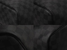 画像をギャラリービューアに読み込む, 極美品 LOUIS VUITTON ルイヴィトン キーポル バンドリエール55 ボストンバッグ N41413 ダミエグラフィット 中古 4c075071