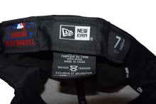 Load image into Gallery viewer, NEW ERA ニューエラ ロサンゼルス ドジャース キャップ LA DODGERS 59FIFTY FITTED ブラック ホワイト ウール 中古 4c075083