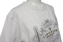 画像をギャラリービューアに読み込む, DRESS TERIOR ドレステリア MAINE BEACH マインビーチ 半袖Tシャツ コットン ホワイト ブラック ゴールド 34 美品 中古 4c075085