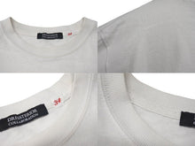画像をギャラリービューアに読み込む, DRESS TERIOR ドレステリア MAINE BEACH マインビーチ 半袖Tシャツ コットン ホワイト ブラック ゴールド 34 美品 中古 4c075085