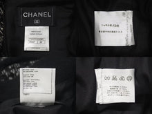 Load image into Gallery viewer, CHANEL シャネル ニットツイード ワンピース ウール ナイロン ブラック P42239W04983 サイズ 34 美品 中古 4c075093