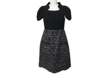 Load image into Gallery viewer, CHANEL シャネル ニットツイード ワンピース ウール ナイロン ブラック P42239W04983 サイズ 34 美品 中古 4c075093