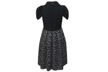 Load image into Gallery viewer, CHANEL シャネル ニットツイード ワンピース ウール ナイロン ブラック P42239W04983 サイズ 34 美品 中古 4c075093